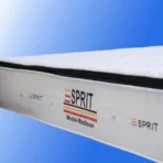 یه تصویر از زاویه نزدیک تشک دو نفره اسپریت یک طرف پددار مدل مدیسون سایز ۱۴۰×۲ است