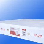 یه تصویر از زاویه نزدیک تشک رویال دو نفره ایپک قطر ۲۸ سانتیمتر سایز ۱۶۰×۲ است